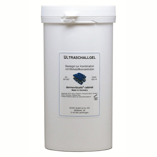 dermaviduals Ultrasound Gel 500ml (Salon Size)