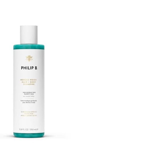 Philip B nordic wood hair+ body shampoo 350ml