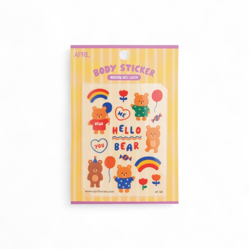 April Korea April Body Sticker-#AT 02 042333 1pc
