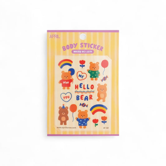 April Korea April Body Sticker-#AT 02 042333 1pc