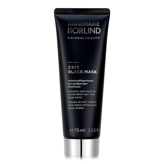Annemarie Borlind 2 In 1 Black Mask-Intensive Care Mask For Combination Skin