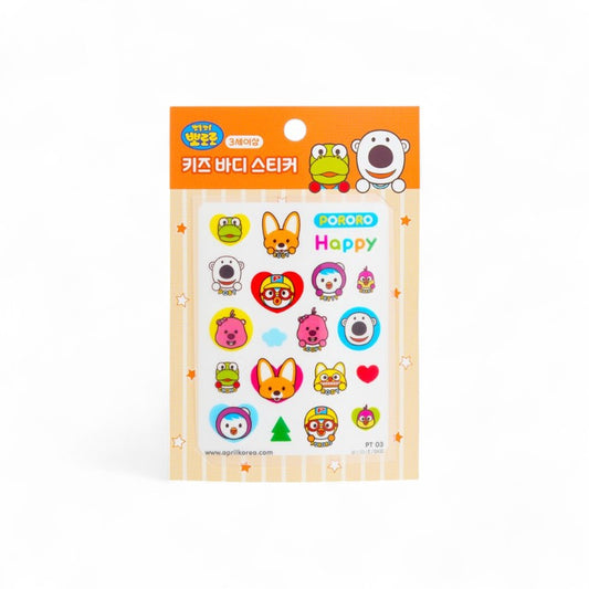 April Korea Pororo Body Sticker-#PT03 042234 1pc