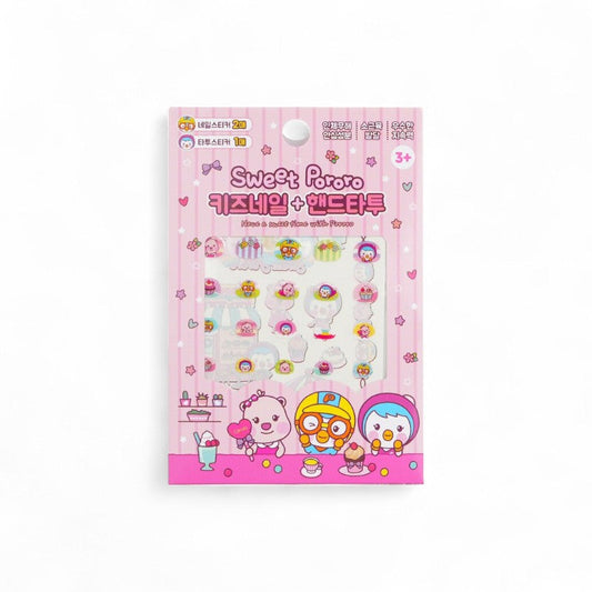 April Korea Pororo Nail+Hand Tattoo-#SPR 03 040278 1pc