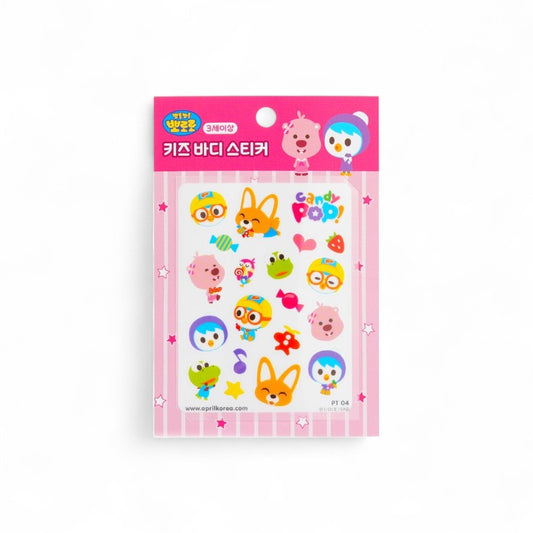 April Korea Pororo Body Sticker-#PT04 042241 1pc