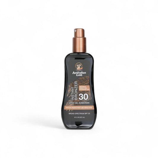 Australian Gold Spray Gel Sunscreen SPF 30 with Instant Bronzer A70536 237ml/8oz