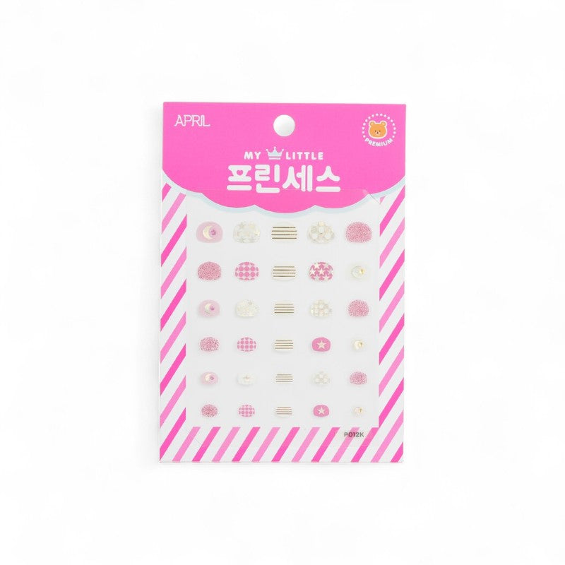 April Korea Princess Kids Nail Sticker-#P012K 041268 1pack