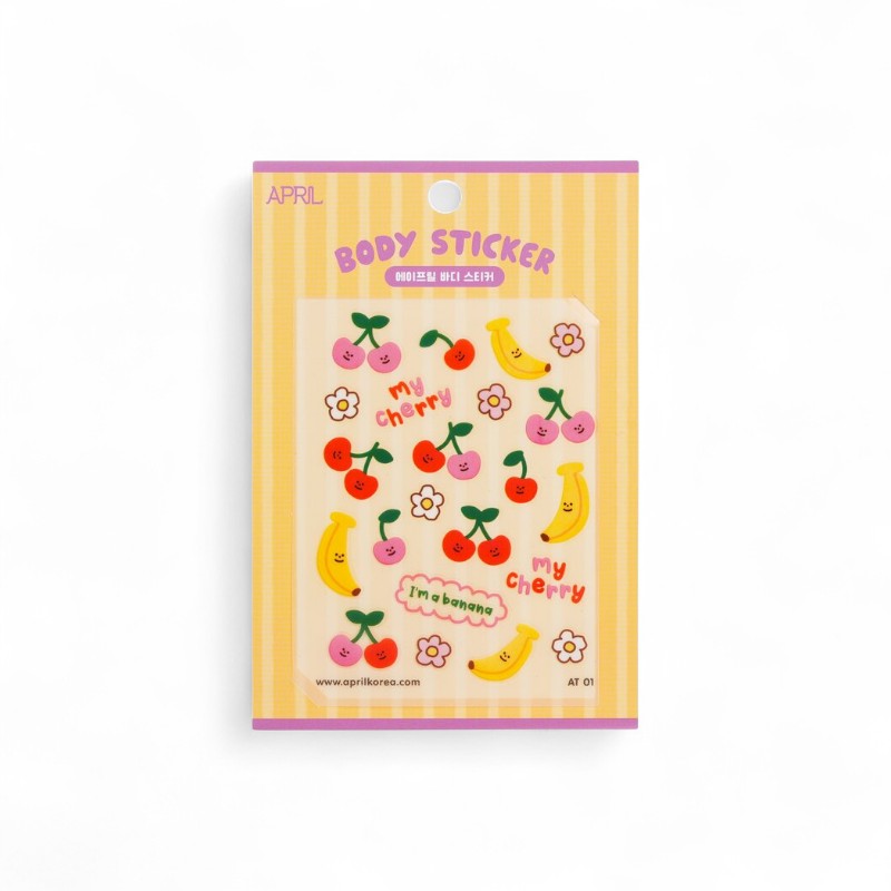 April Korea April Body Sticker-#AT 01 042326 1pc