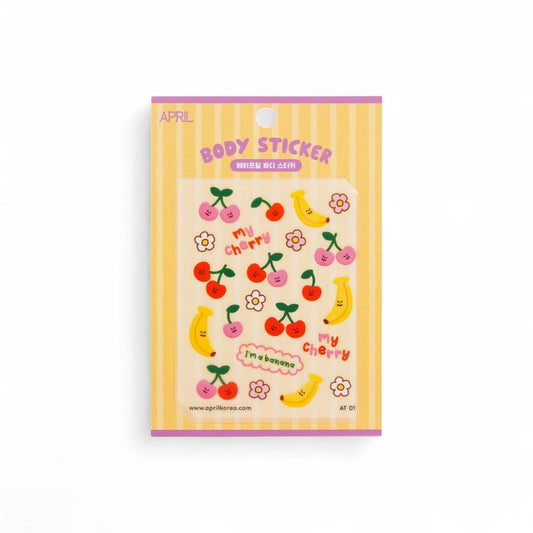 April Korea April Body Sticker-#AT 01 042326 1pc