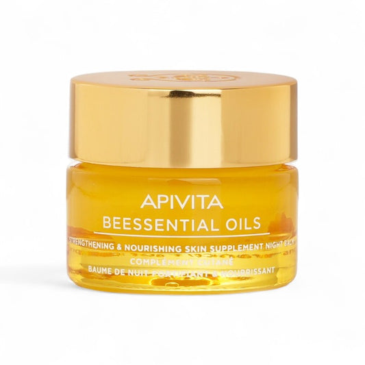 Apivita Beessentials Oils Strengthening&Nourishing Skin Supplement Night Balm