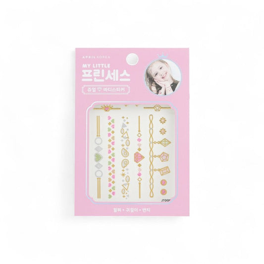 April Korea Princess Jewel Body Sticker-#JT006K 041534 1pc