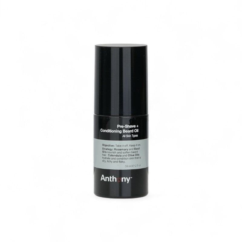 Anthony Logistics For Men Pre-Shave+Conditioning Beard Oil-For All Skin Types