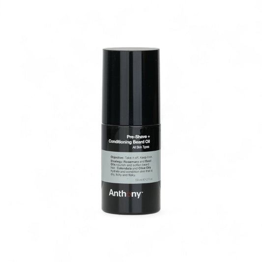 Anthony Logistics For Men Pre-Shave+Conditioning Beard Oil-For All Skin Types