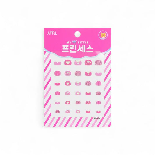 April Korea Princess Kids Nail Sticker-#P008K 041220 1pack