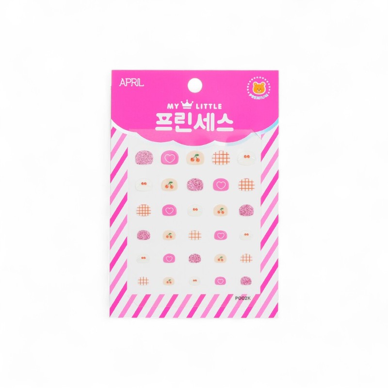 April Korea Princess Kids Nail Sticker-#P002K 041169 1pack