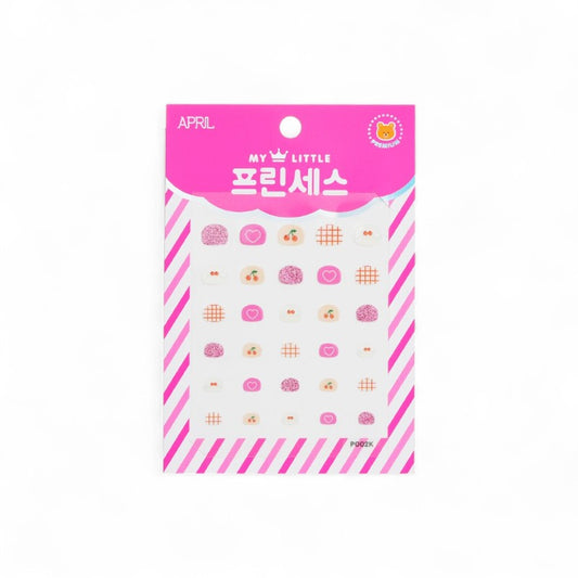 April Korea Princess Kids Nail Sticker-#P002K 041169 1pack