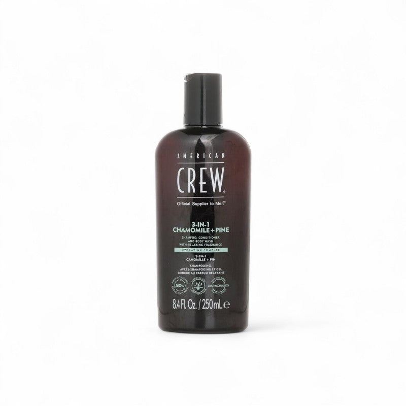 Conditioner And Body Wash 003381 American Crew 3-in-1 Chamomile+Pine Shampoo