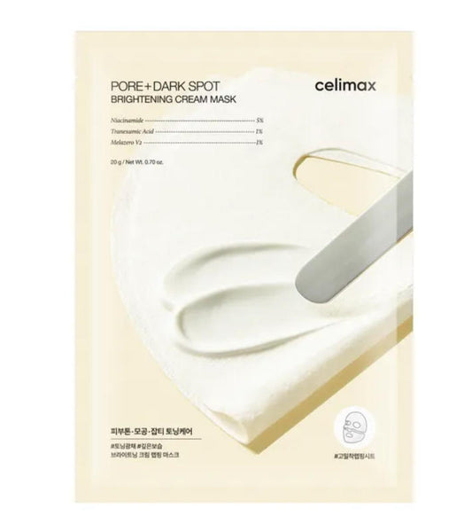 (5pcs) Celimax Pore+ Dark Spot Brightening Cream Mask 20g