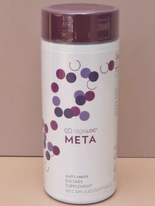 3 Pack x Nuskin Nu Skin Ageloc Meta Dietary Supplement 60 Softgels