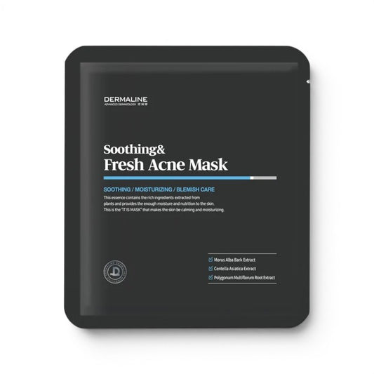 Dermaline Soothing & Fresh Acne Mask 35g x 10