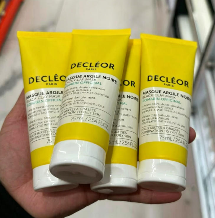 Decleor Masque Argile noire black clay mask romarin officinal 75ml