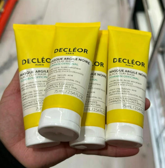Decleor Masque Argile noire black clay mask romarin officinal 75ml