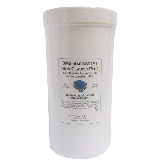 dermaviduals DMS Base Cream High Classic Plus 500ml (Salon Size)