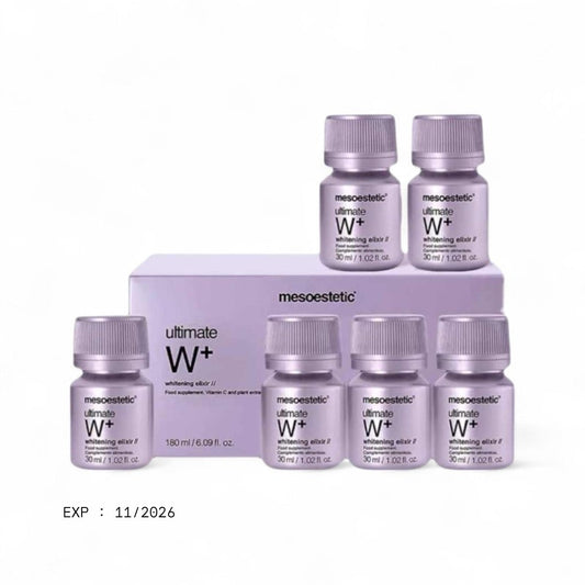 Mesoestetic (3 boxes) Ultimate W+ Whitening Elixir 30ml*6 Exp 11/2026