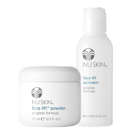 Nu Skin Nuskin Face Lift Powder Original Formula 75g + Activator 125ml