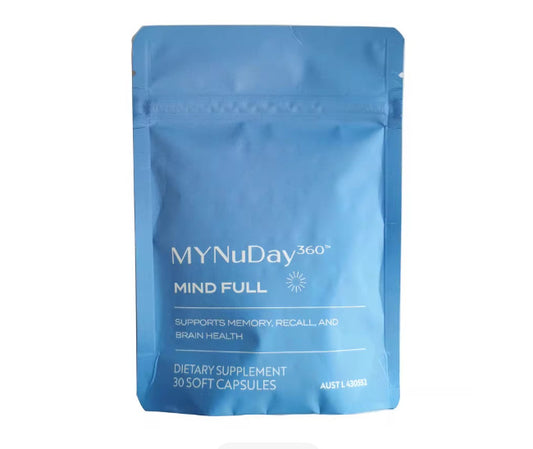 Nuskin My NuDay 360 Mind Full Brand Health Dietary Supplement 30 Caps Refill