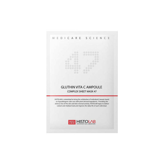HISTOLAB Gluthin vita ampoule complex sheet mask 47 30g salon