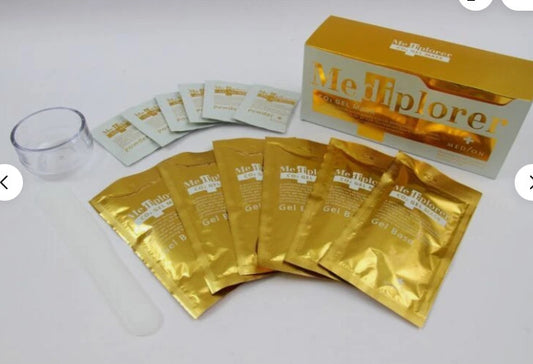 Japan Mediplorer AA *CO2 gel Face mask Pack Anti Aging 6 packs
