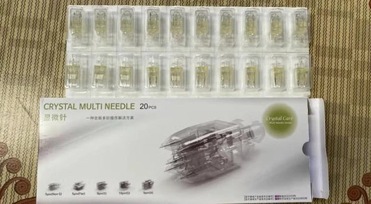 Korea Crystal Multi Needle 20pcs 5 Needles 手動水晶5針針頭 1.5mm