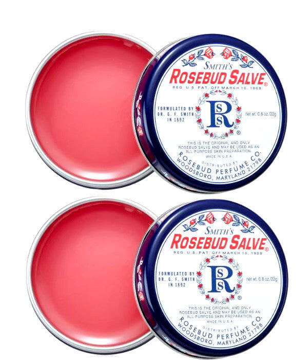 Lip Balm Smith's Rosebud Salve Tin .8 oz/each (Pack of 2)