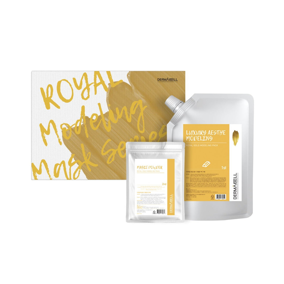 Dermabell Royal Gold Modeling Pack 1st 1000g | 2nd 100g