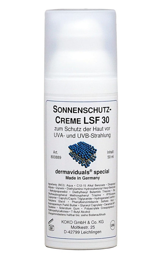 dermaviduals Sunscreen Cream SPF 30 50ml