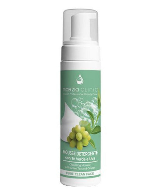 Marzia Clinic Cleansing Mousse with Green Tea and Grapes 200ml