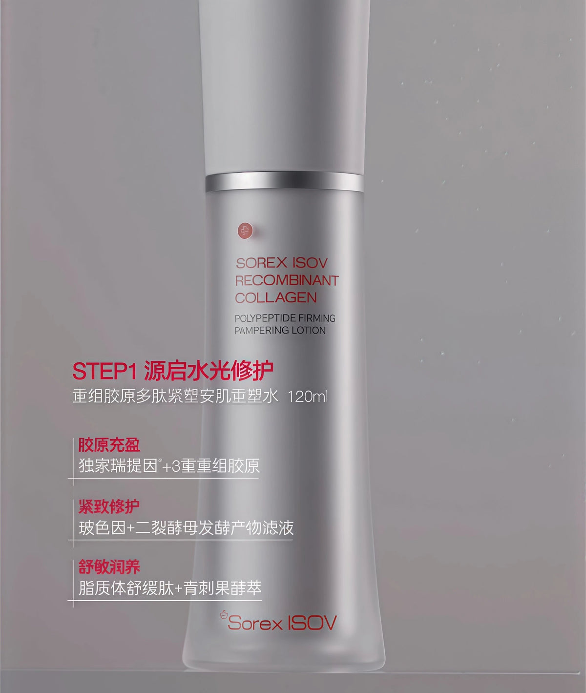 Isov Recombinant Collagen Polypeptide Firming Pampering Lotion 120ml