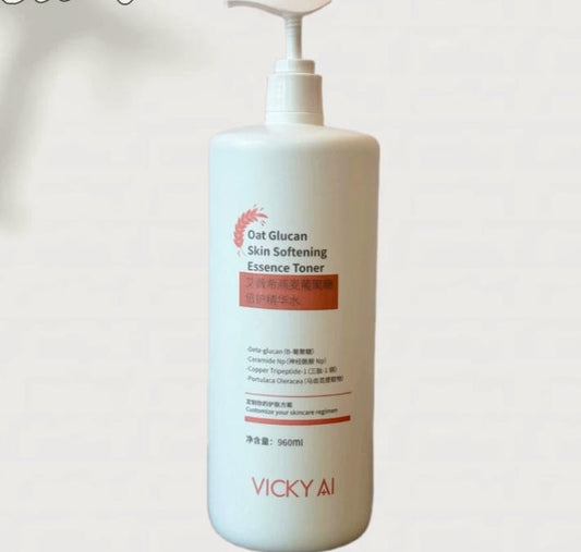 VICKY AI Oat Glucan Skin Softening Essence Toner 960ml