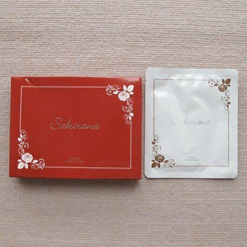 Japan Sakirana Facial Sheet Mask 6pcs + 6 x serum
