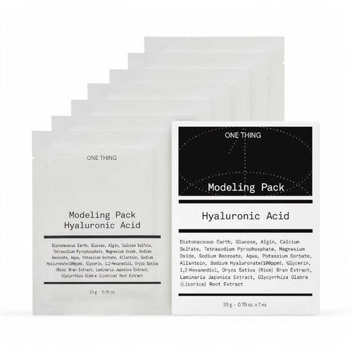 ONE THING Modeling Pack Set-3 Types 2024 Version-Hyaluronic Acid 20g x 7pcs