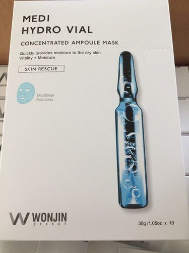 Korea Wonjin Effect Medi Hydro Vial Concentrated Ampoule Mask 10pcs