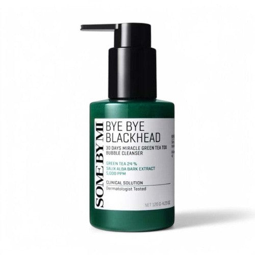 SOME BY MI ByeBye Blackhead 30Days Miracle GreenTea Tox Bubble Cleanser120g