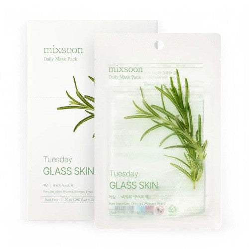 Mixsoon Daily Mask Pack 10 Sheets Set-7 Types Tuesday Glass Skin