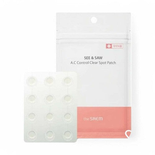 The Saem See&Saw A.C Control Clear Spot Patch Bundle Set 24 patches x 5 pcs