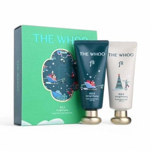 THE WHOO Gongjinhyang Royal Hand Cream Special Set 2024Holiday Edition 2pcs