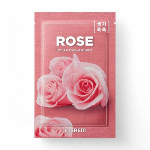 The Saem Natural Mask Sheet 25 Types #23 Rose 1pc