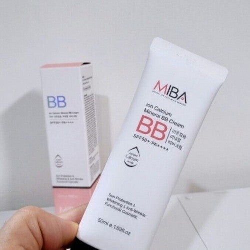 Korea MiBa Ion Calcium Mineral BB Cream 50ml SPF50 PA++++