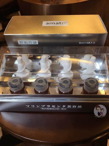 Japan Amato 鲜肌之谜 鲜肌之谜鲑鱼卵巢美容液 Serum 8ml x 4pcs