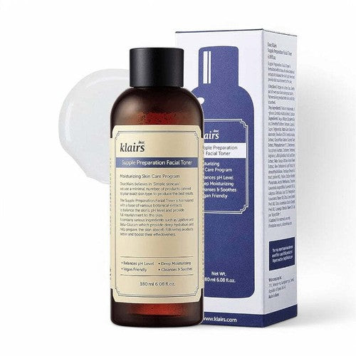 Dear Klairs Supple Preparation Facial Toner 2 Types Original 180ml
