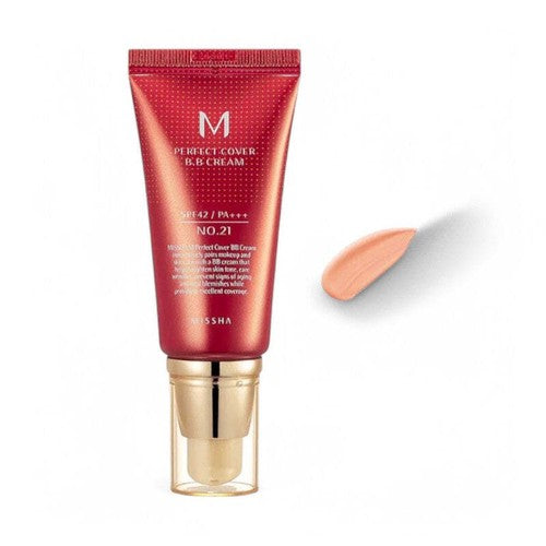 MISSHA M Perfect Cover BB Cream Mini-5 Colors #21 Light Beige